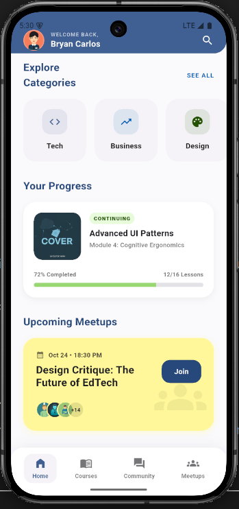 Academic Atelier — ComStudyApp screenshot 2
