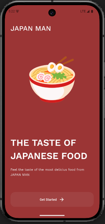 Japan Man — Sushi & Japanese Food Ordering App